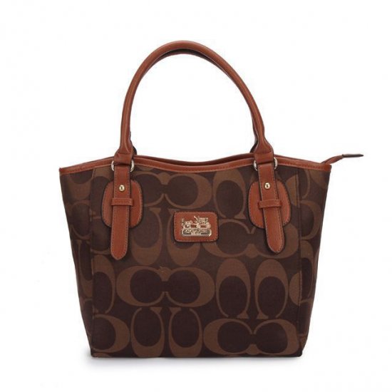 Coach Logo In Monogram Small Coffee Totes DCL | Coach Outlet Canada